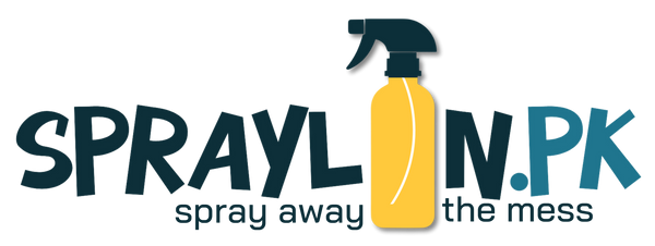 Official logo of SprayLin.pk, a brand offering eco-friendly and effective household cleaning solutions.